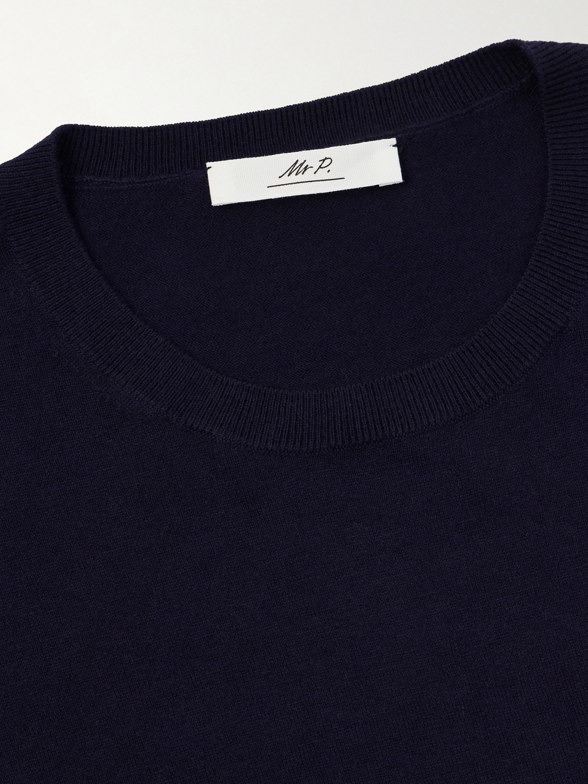 Mr P. - Organic Cotton And Cashmere-Blend T-Shirt