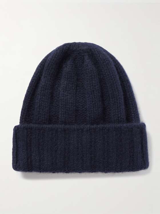 Beamsplus Ribbed Cashmere Beanie