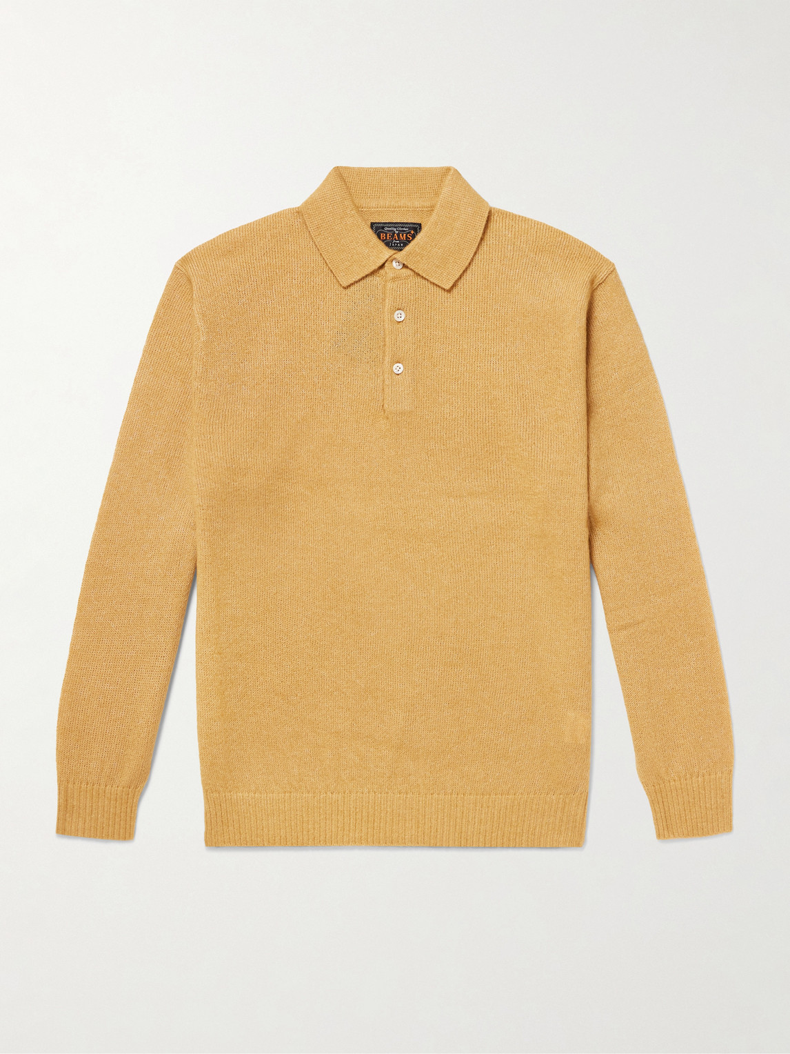 Beams Plus Wool-Blend Polo Shirten