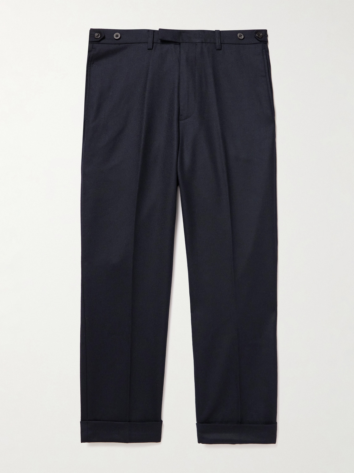 Beams Plus Ivy Cropped Tapered Brushed Wool-Blend Twill uit Trousers - Men