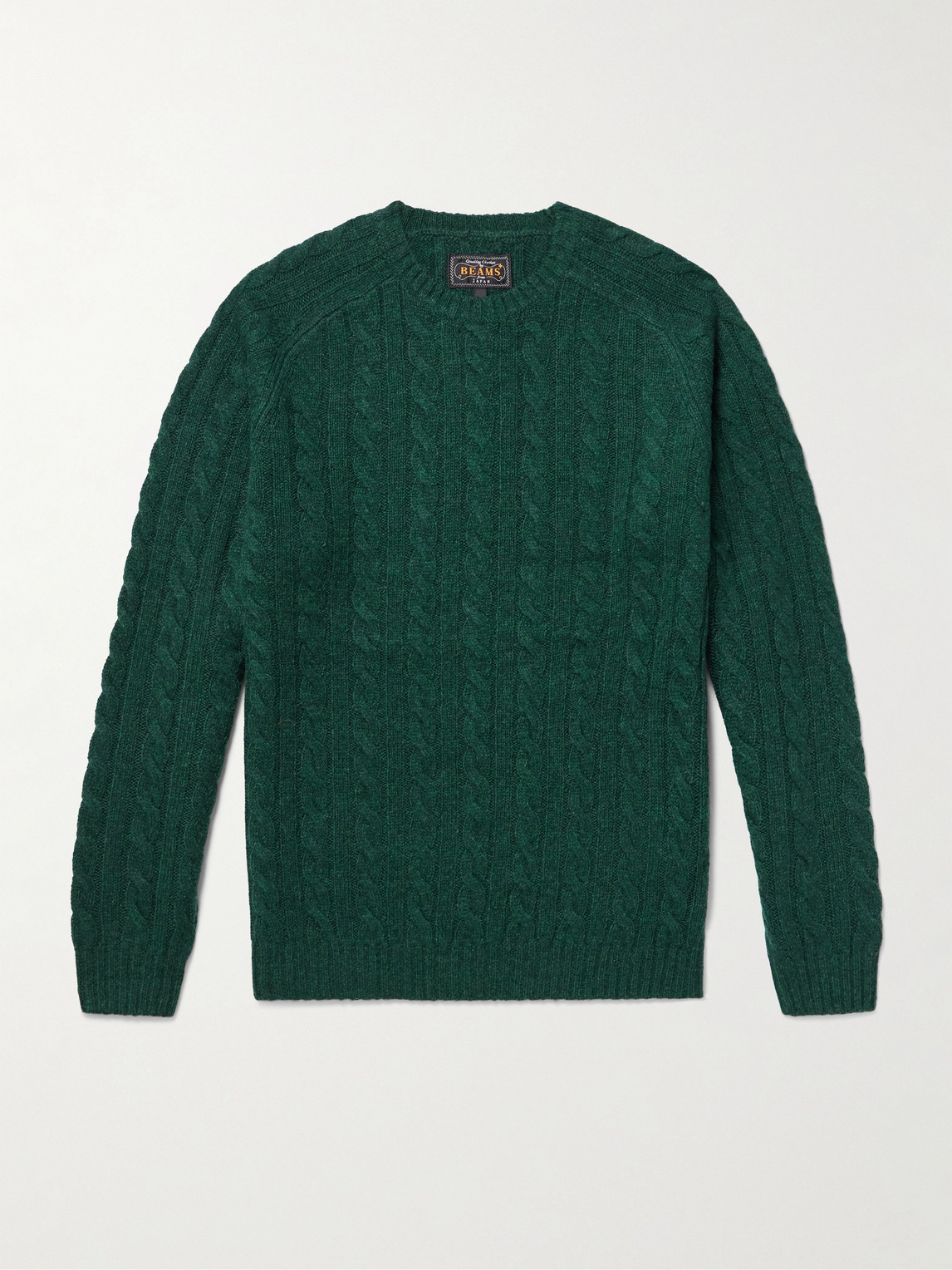 Beams Plus Cable-Knit Wool weater - Men