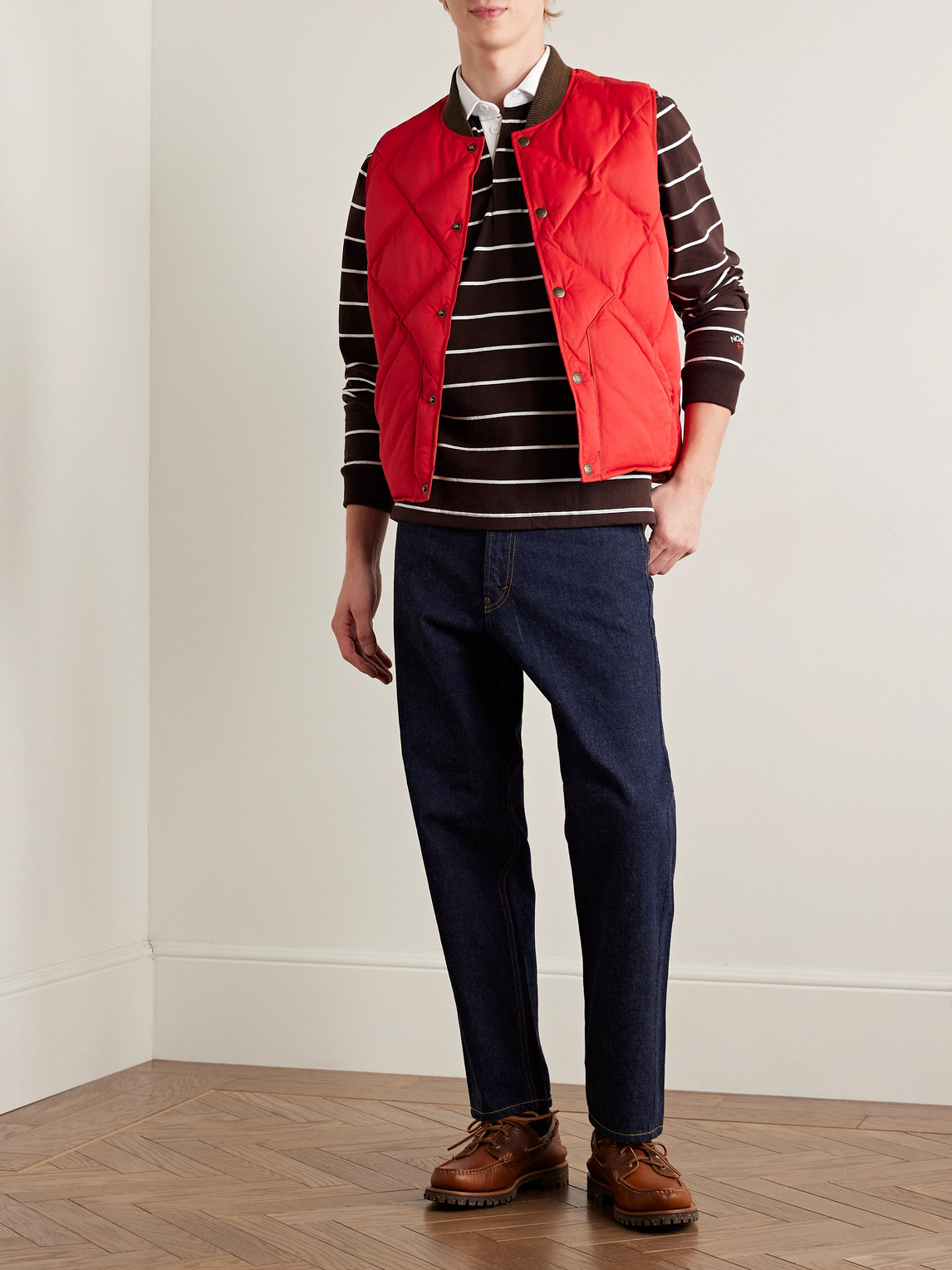 Beams Wide-leg Jeans In Blue