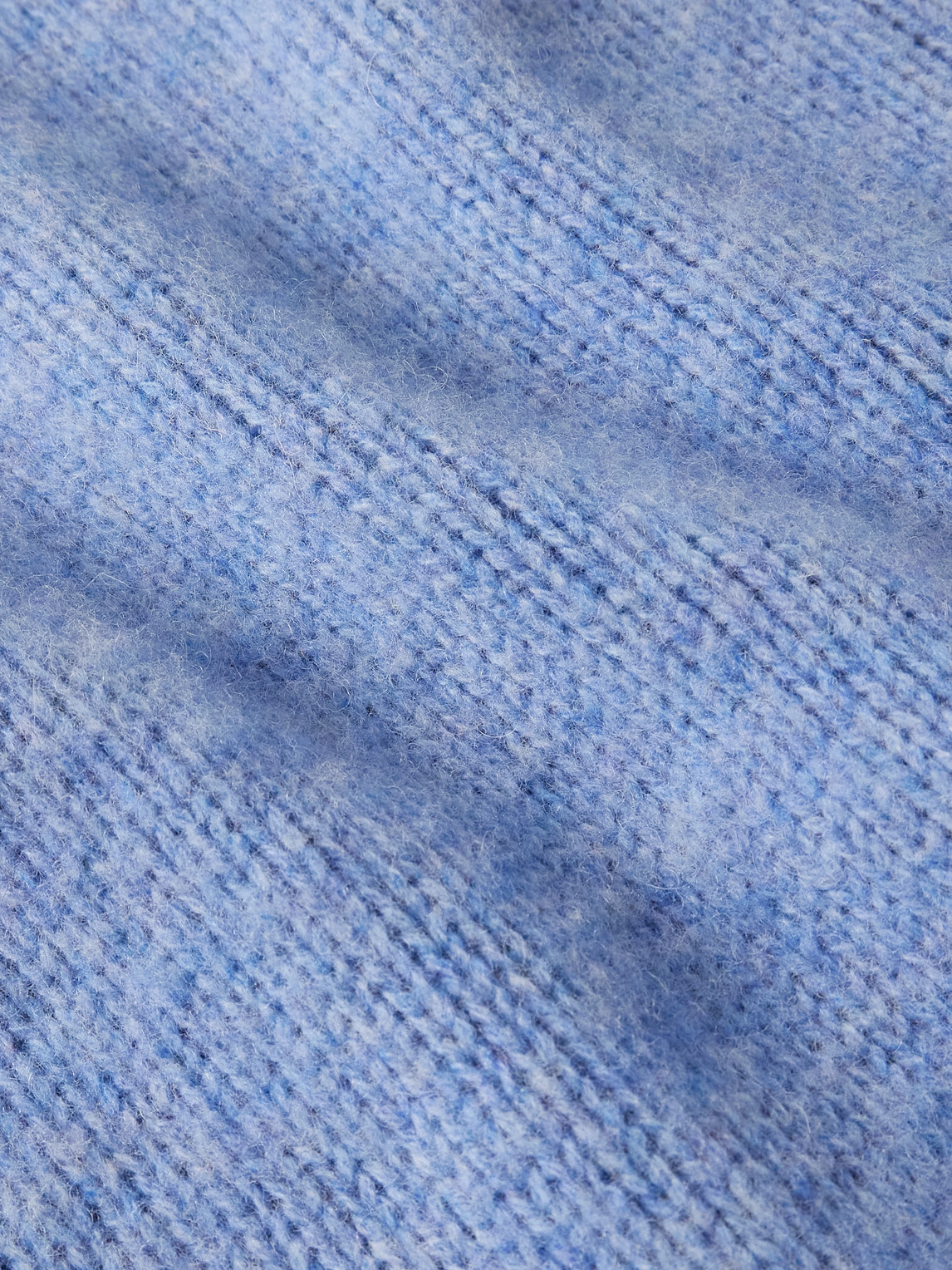 Beams Shaggy Bernard Wool Sweater In Blue