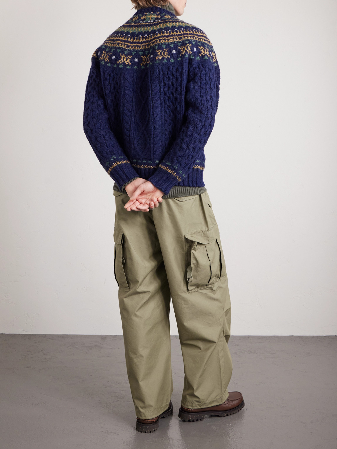  Beams Plus - Shell Cargo Trousers - Men - Green - S 
