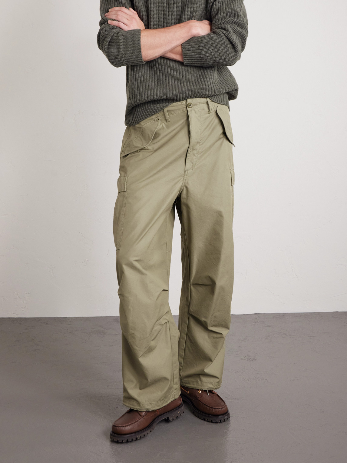  Beams Plus - Shell Cargo Trousers - Men - Green - S 