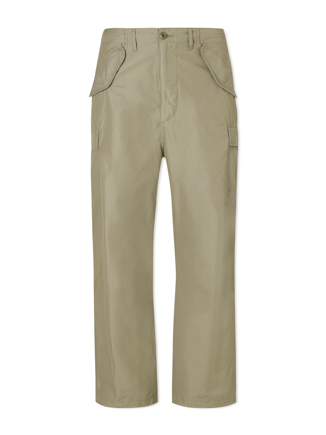 Beams Shell Cargo Trousers In Green