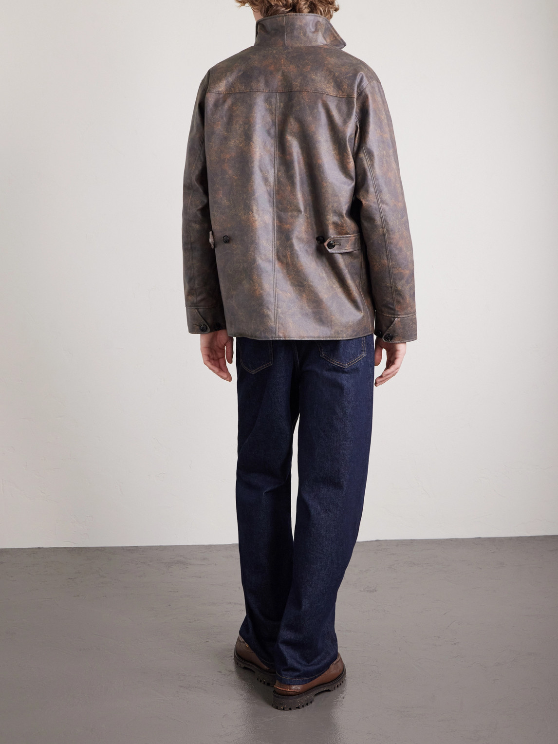  Beams Plus - Car Coat Jacket - Men - Brown - M 
