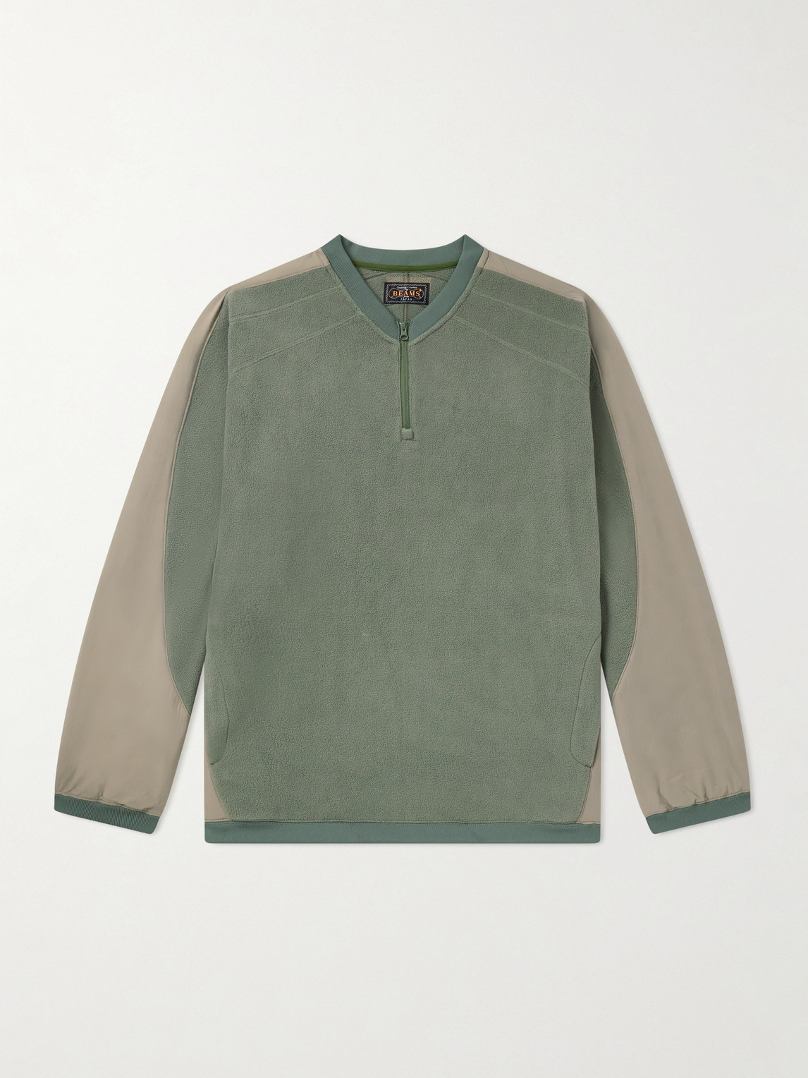 Beams Plus Half-Zip Fleece Sweater - Men