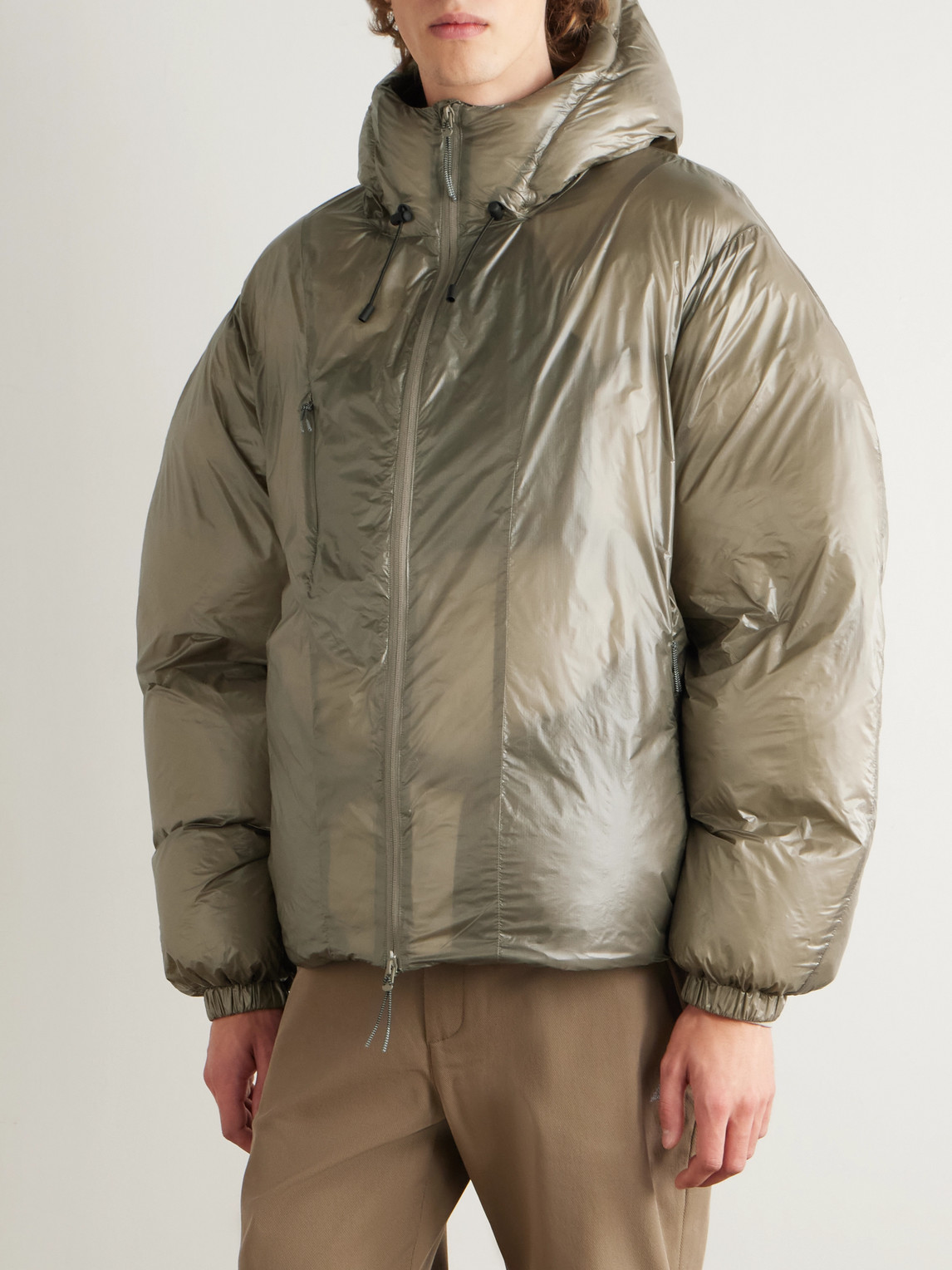  Roa - Quilted Padded Comfortemp® Ecodown Ripstop Hooded Jacket - Men - Brown - S 