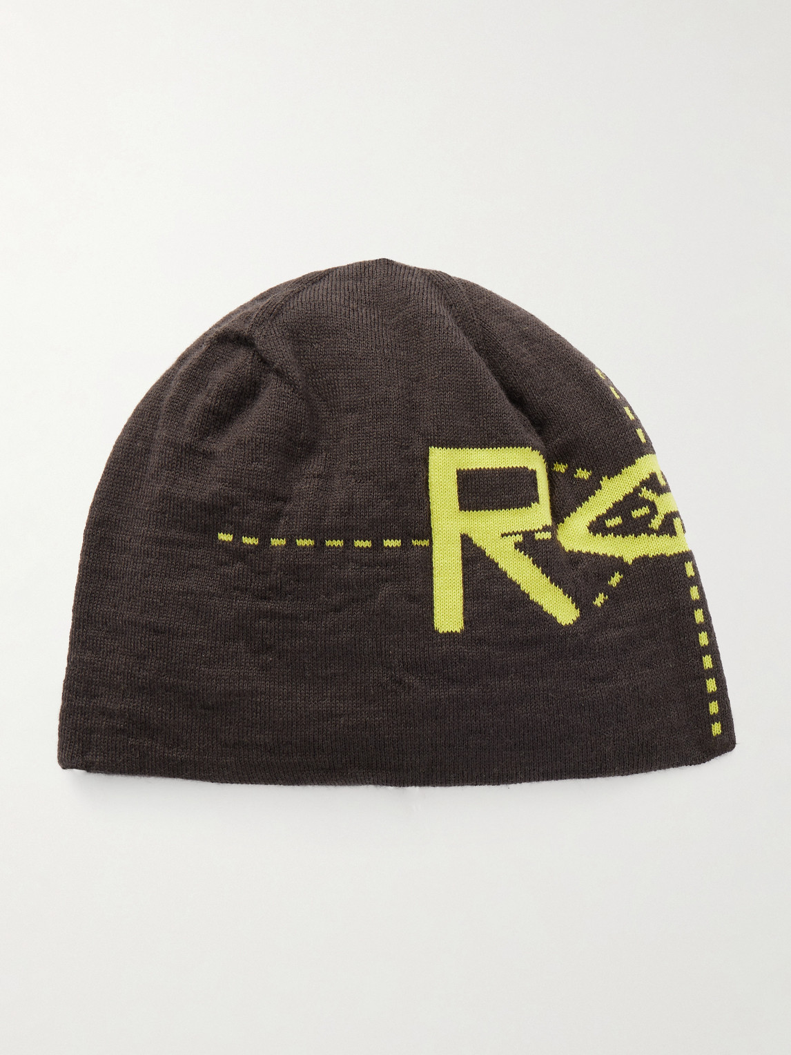 ROA – Dial Jacquard-Knit Virgin Wool-Blend Beanie