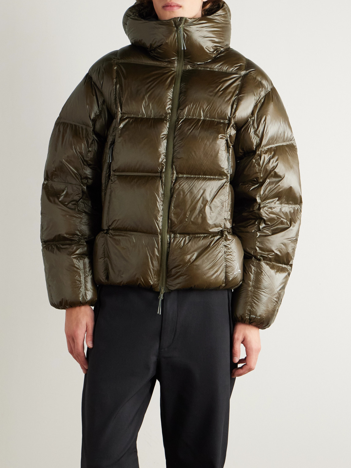  Roa - Cube 650 Quilted Nylon-ripstop Hooded Down Jacket - Men - Green - S 