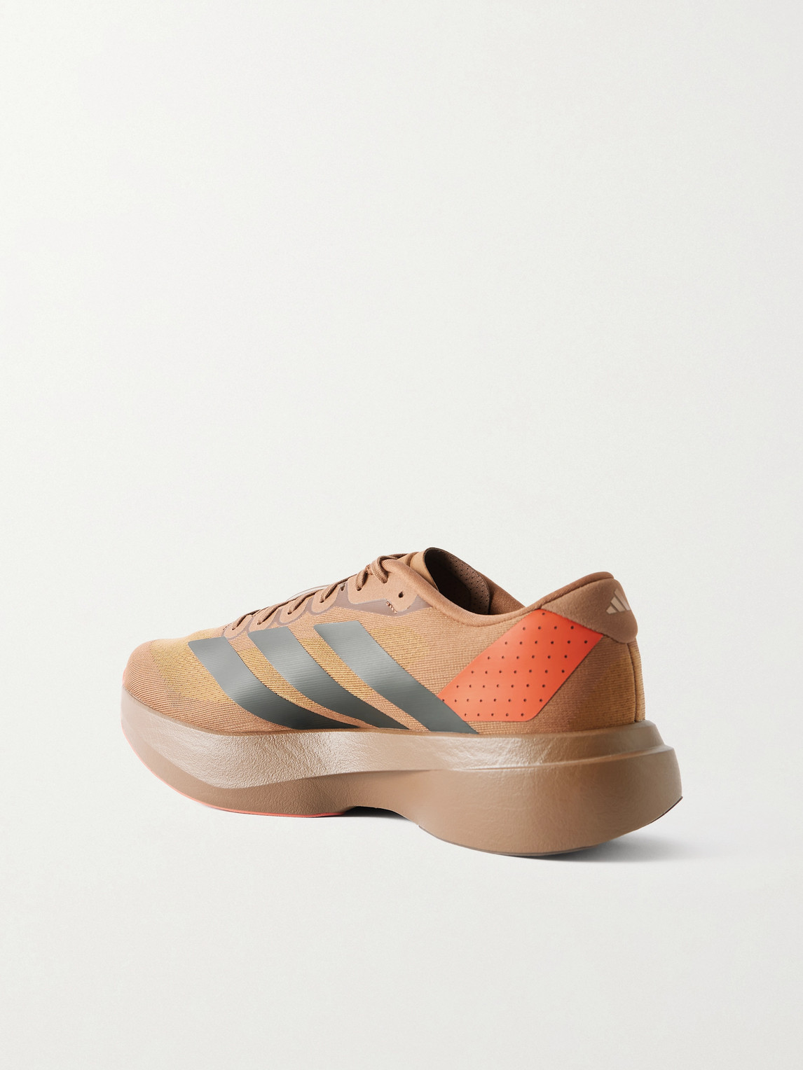  Adidas Running - Humanrace Adizero Evo Sl Rubber-trimmed Mesh Running Sneakers - Men - Brown - Uk 11 