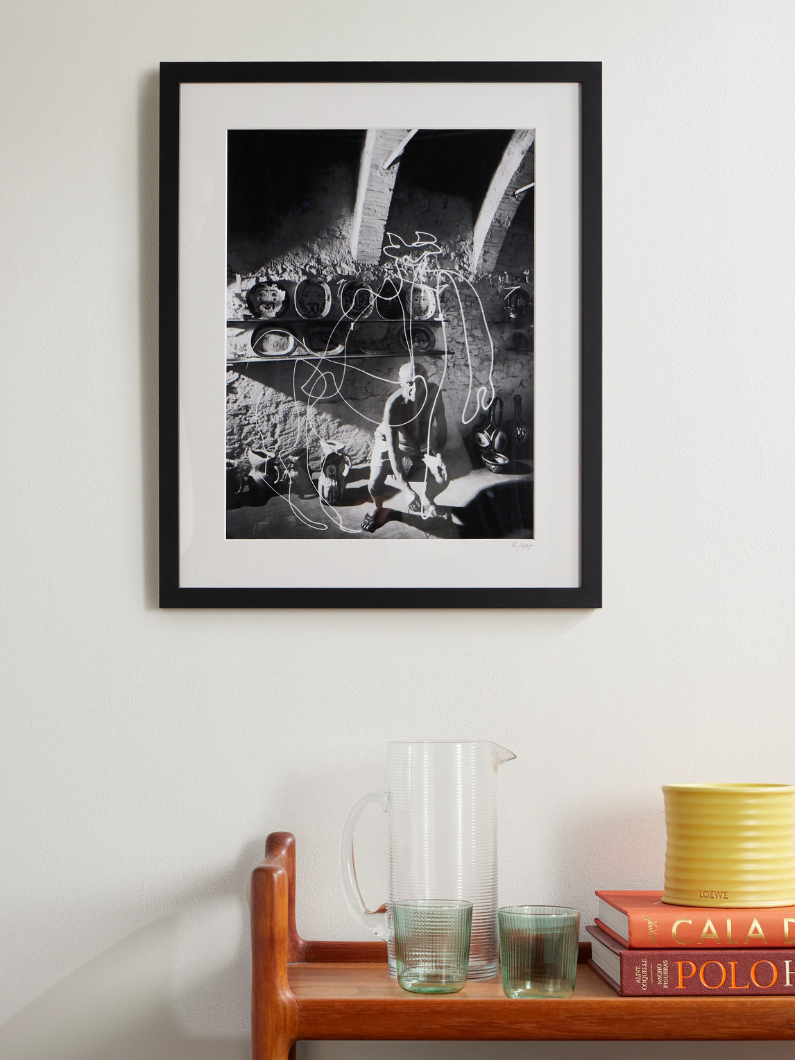 Framed 1948 Pablo Picasso Print, 16" x 20" — 2