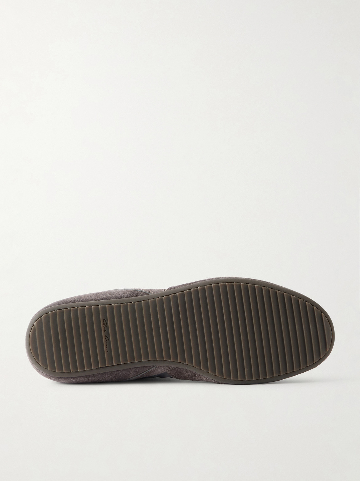 Minimal Suede And Nylon Sneakers