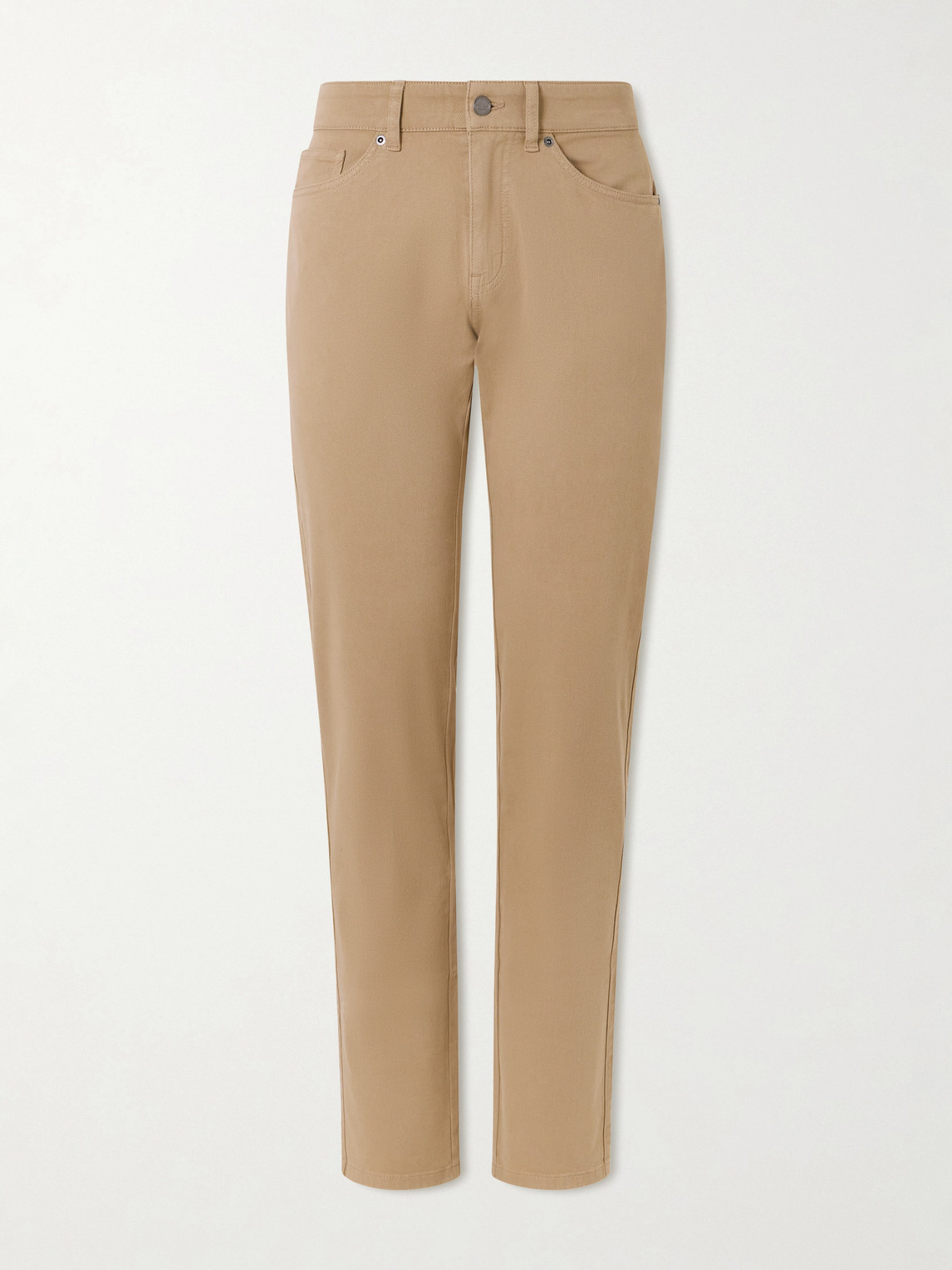 Peter Millar Straight-leg Stretch Cotton And Lyocell-blend Trousers In Multi