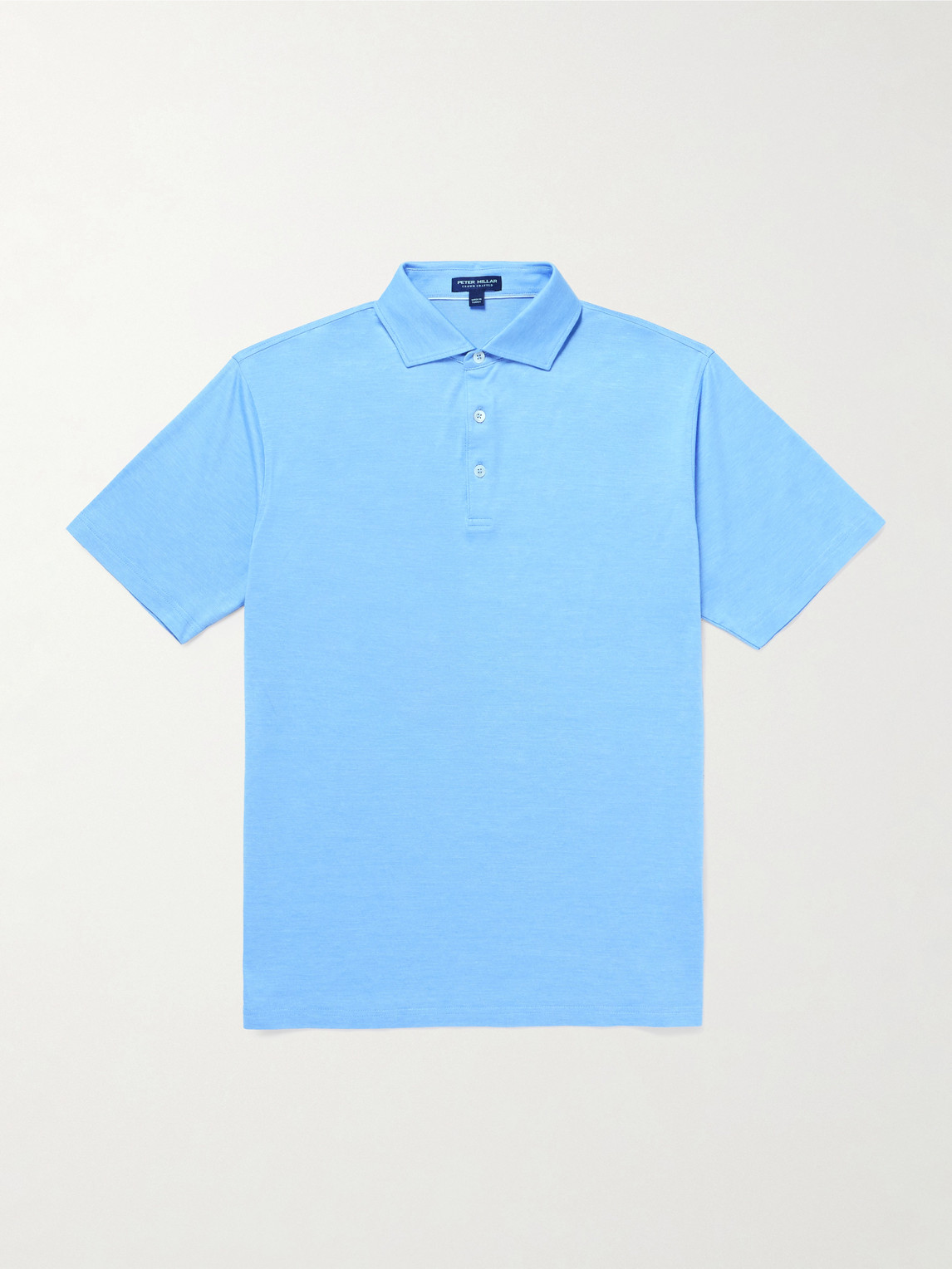 Peter Millar Excursionist Stretch-cotton And Modal-blend Polo Shirt In Blue