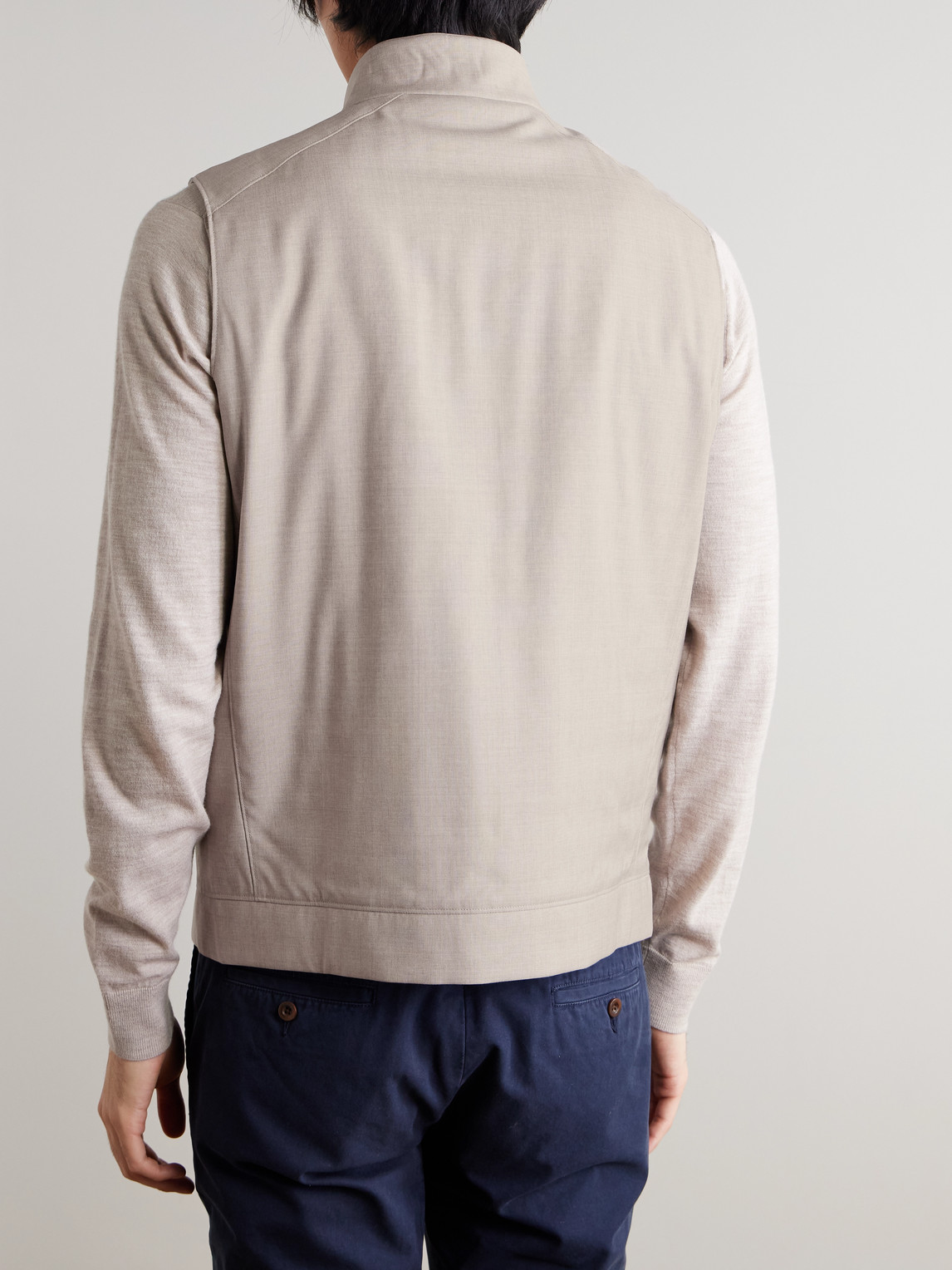  Peter Millar - Excursionist Lite Padded Wool Gilet - Men - Neutrals - L 