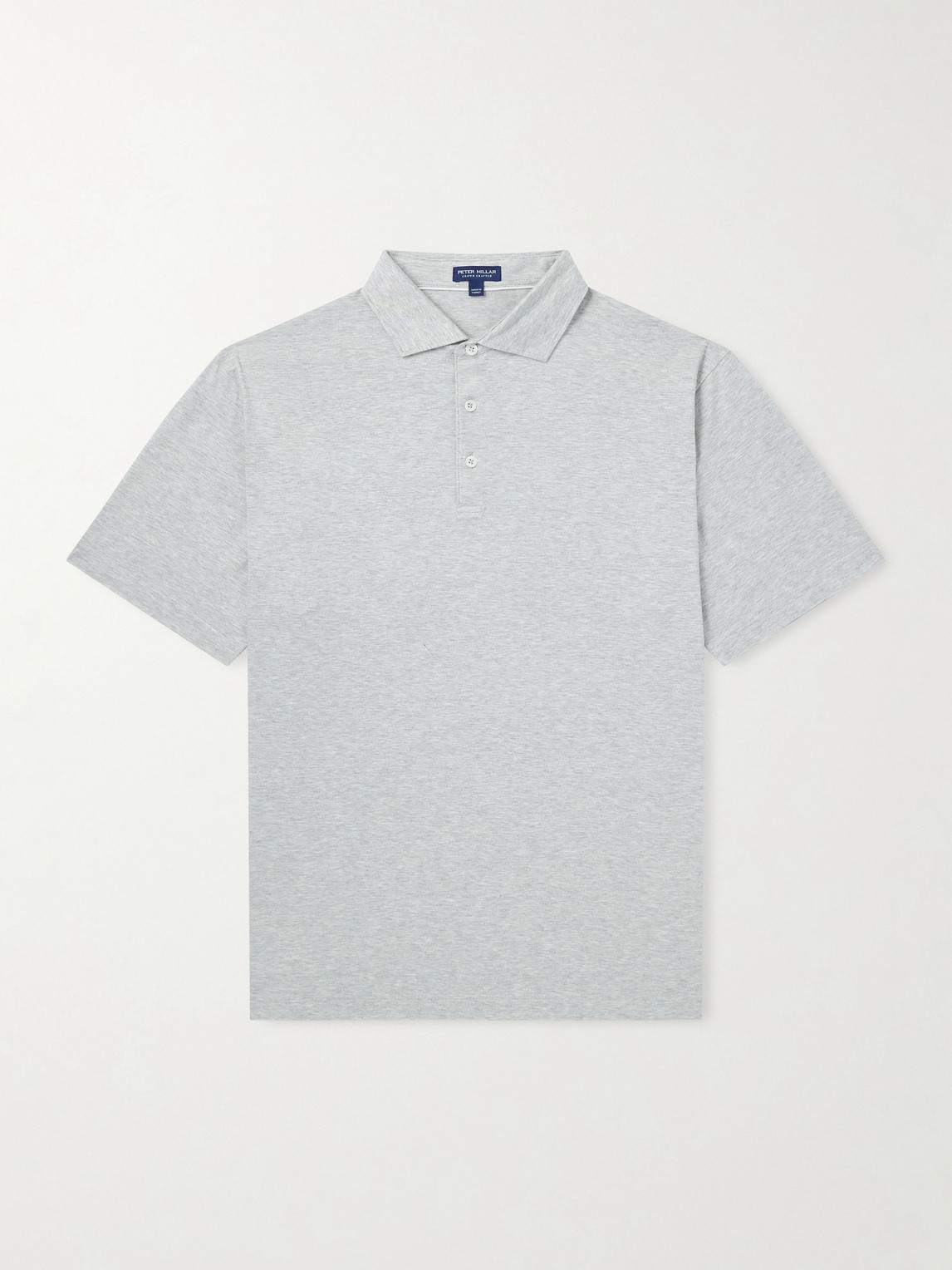 Peter Millar Excursionist Stretch-cotton And Modal-blend Polo Shirt In Blue