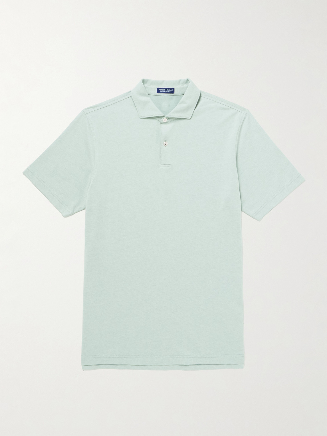 Peter Millar Albatross Pima Cotton-blend Piqué Polo Shirt In Green
