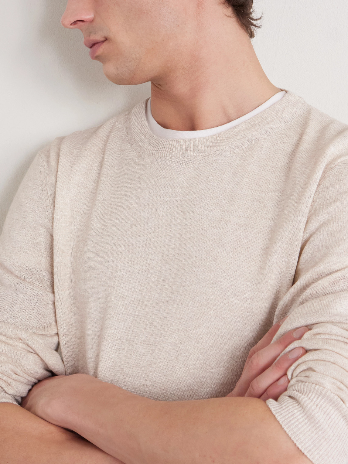 Mr P. - Linen And Cotton-Blend Sweater
