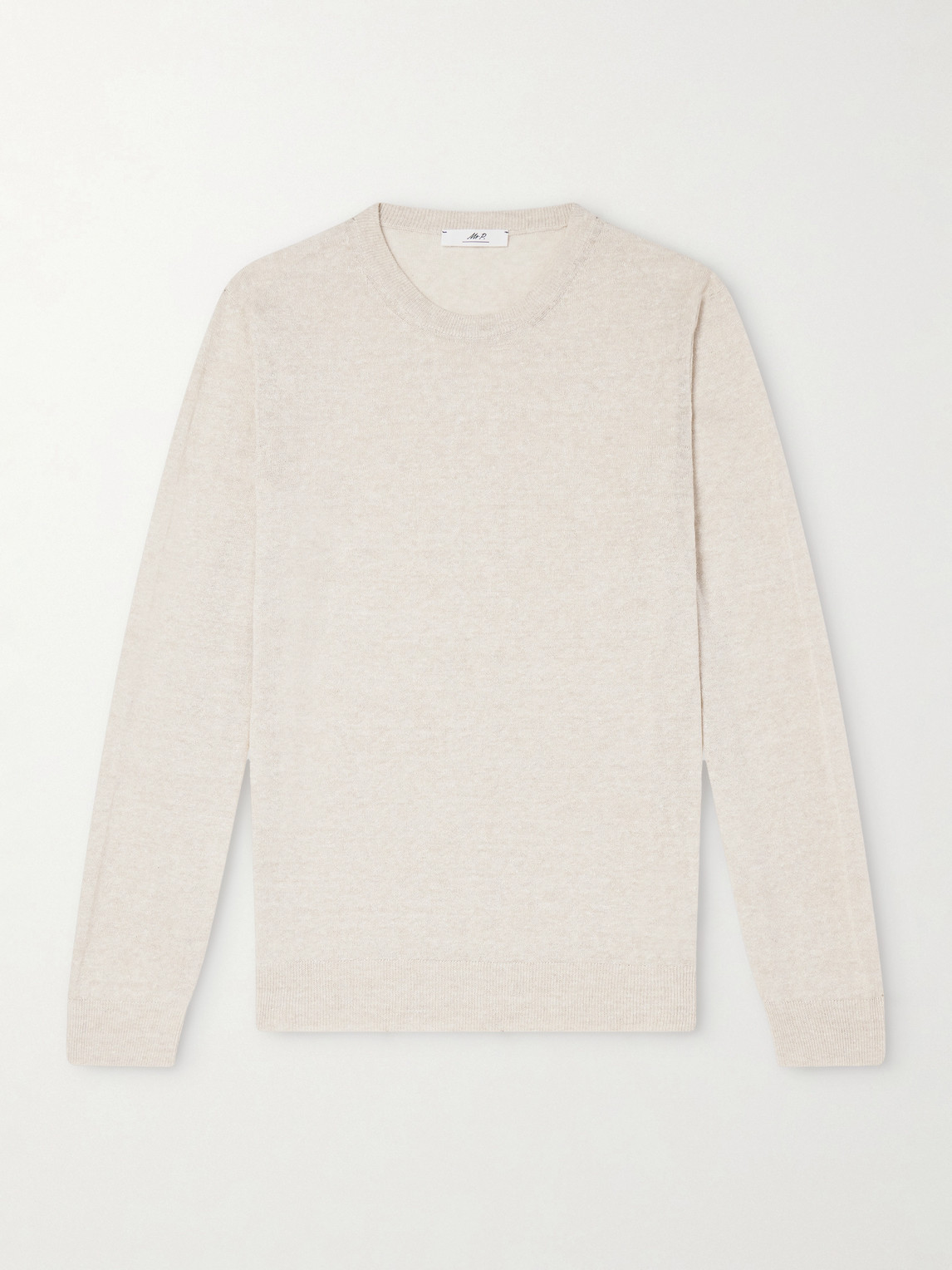 MR P. Linen and Cotton-Blend Sweateren