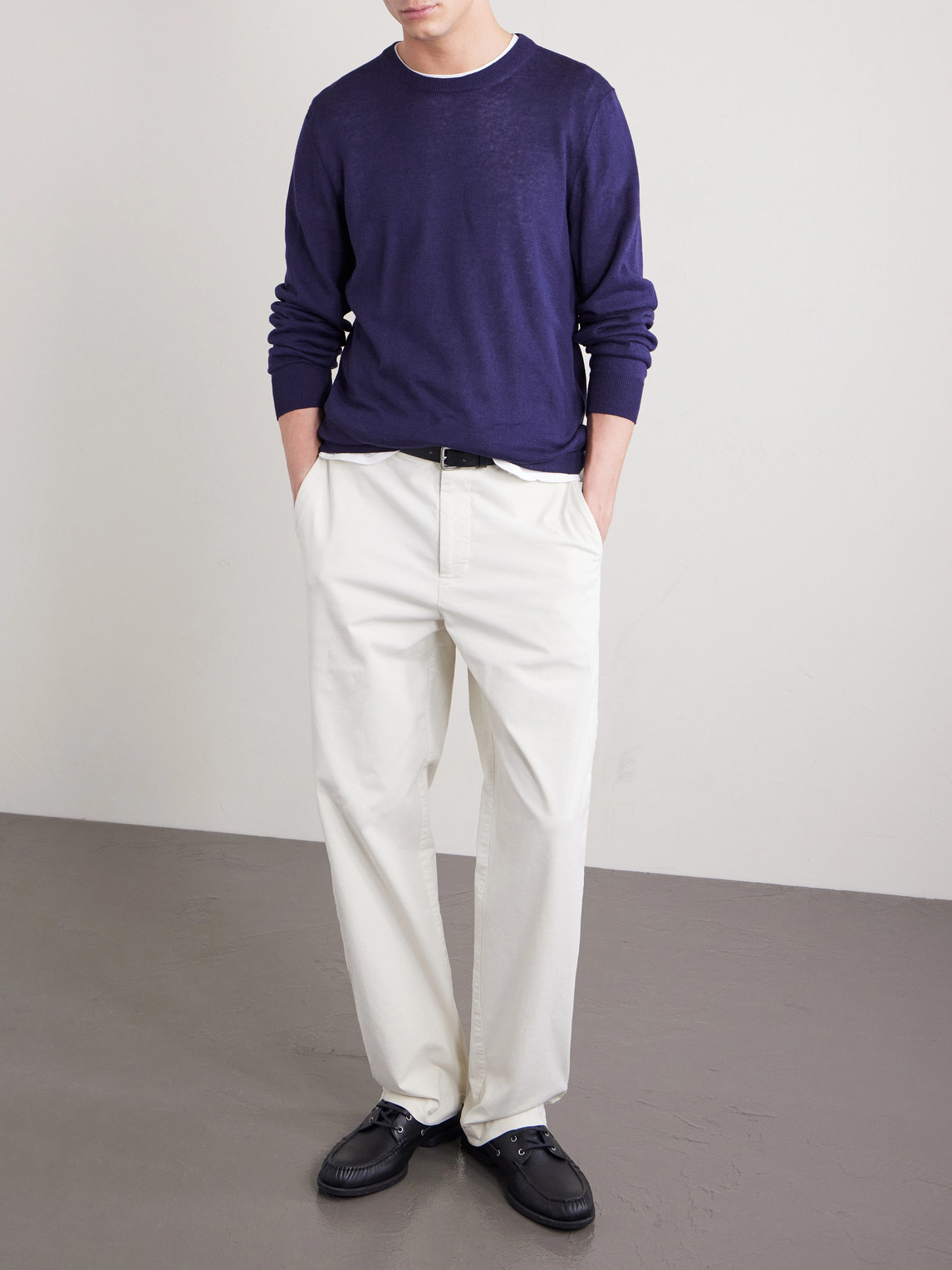 Mr P. - Linen And Cotton-Blend Sweater