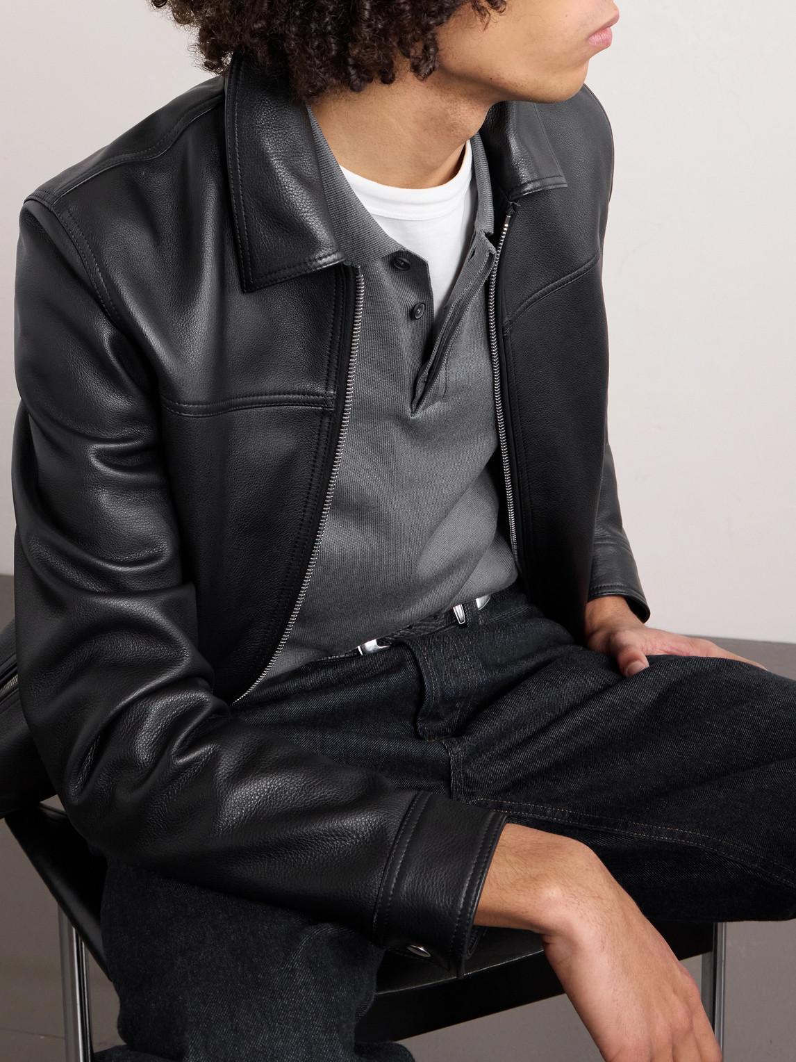Mr P. - Silk And Cotton-Blend Polo Shirt
