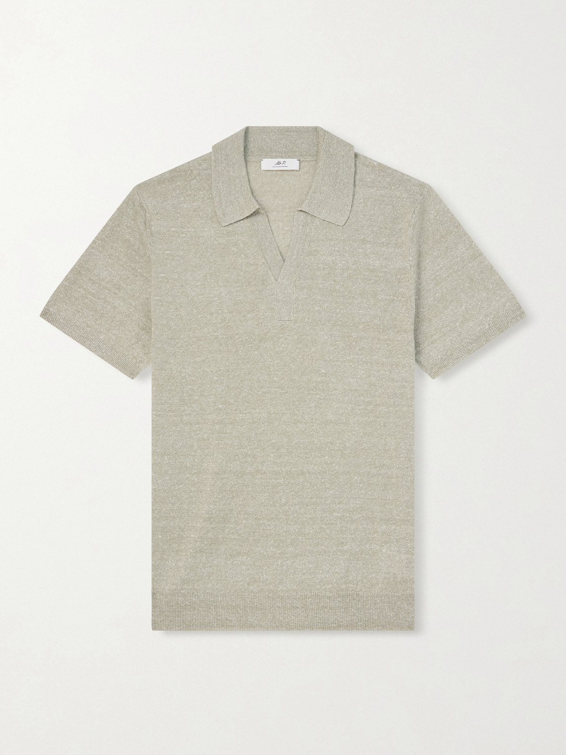MR P. Linen and Cotton-Blend Polo hirt - Men
