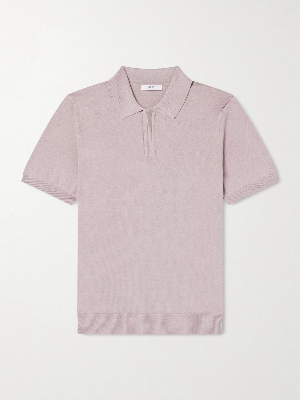 MR P. Silk and Cotton-Blend Polo Shirt - Men