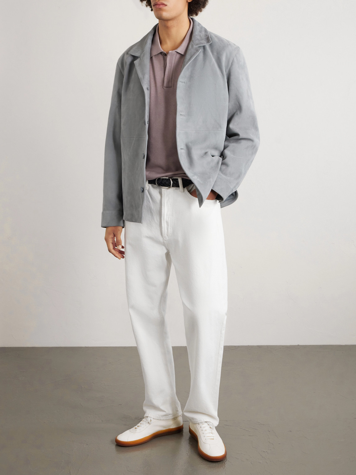Mr P. - Silk And Cotton-Blend Polo Shirt