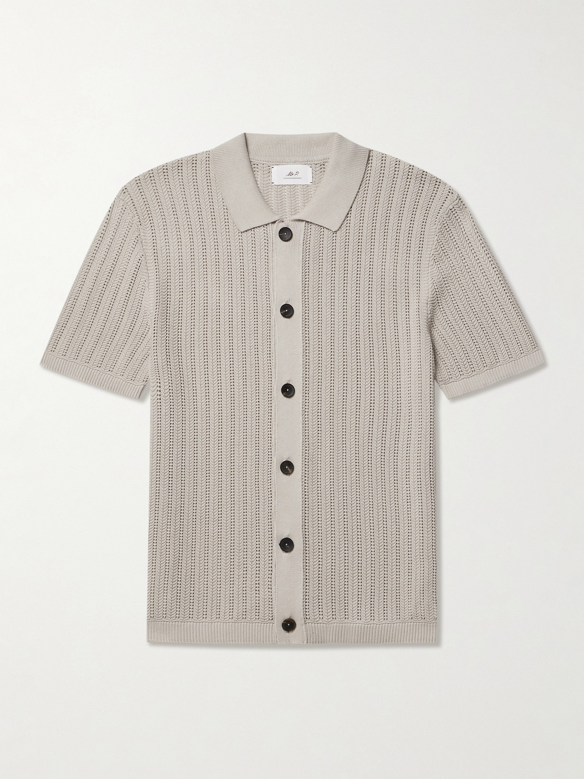 MR P. Pointelle-Knit Cotton hirt - Men