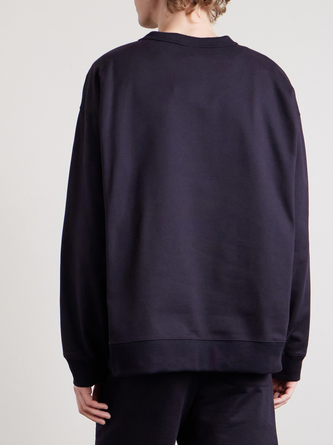  Dries Van Noten - Cotton-jersey Sweatshirt - Men - Blue - S 