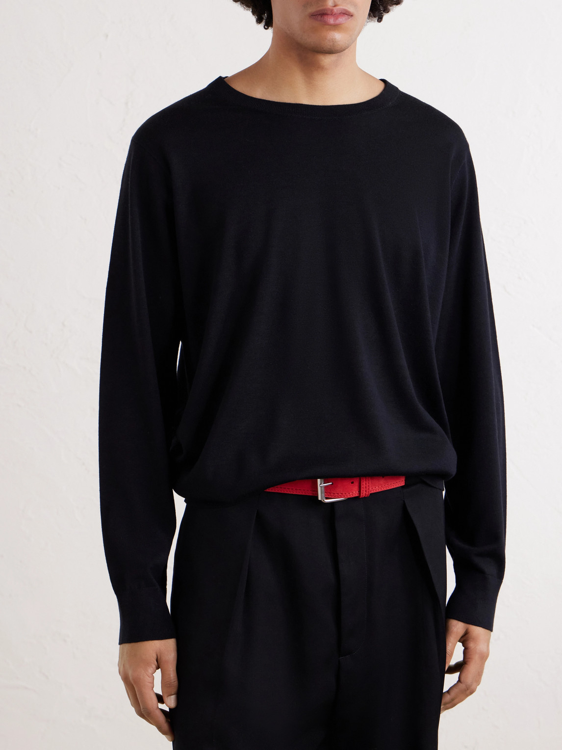  Dries Van Noten - Merino Wool Sweater - Men - Black - S 