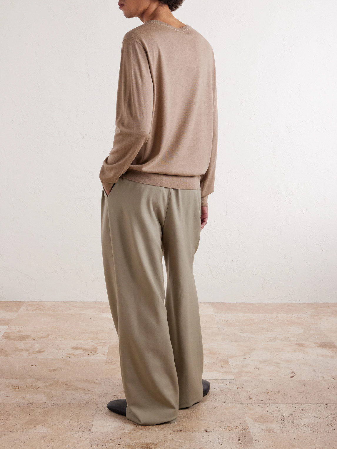  Dries Van Noten - Merino Wool Sweater - Men - Brown - S 