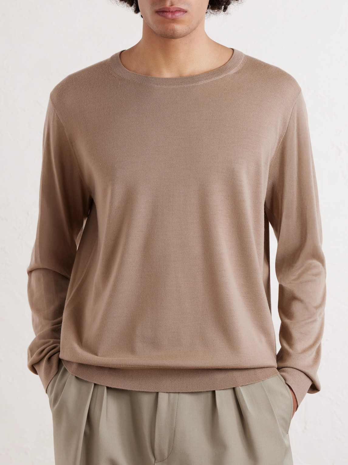  Dries Van Noten - Merino Wool Sweater - Men - Brown - S 