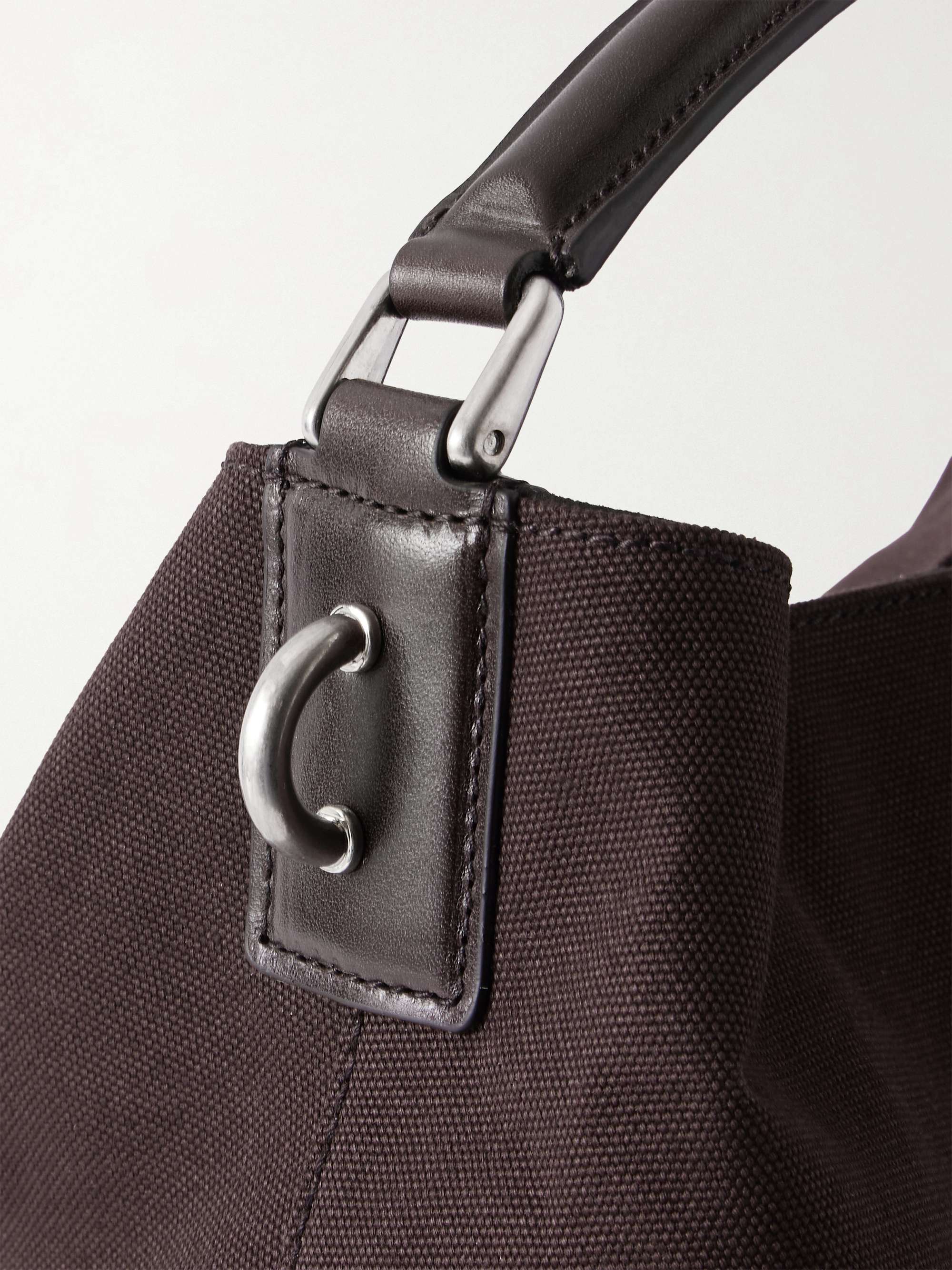 DRIES VAN NOTEN Leather-Trimmed Canvas Tote for Men | MR PORTER