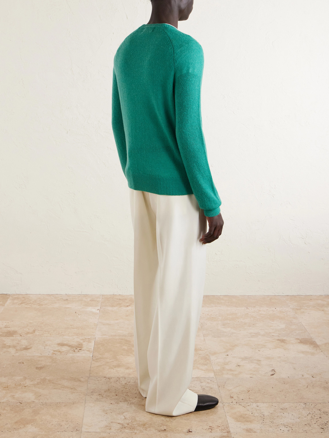  Dries Van Noten - Brushed Sweater - Men - Green - L 