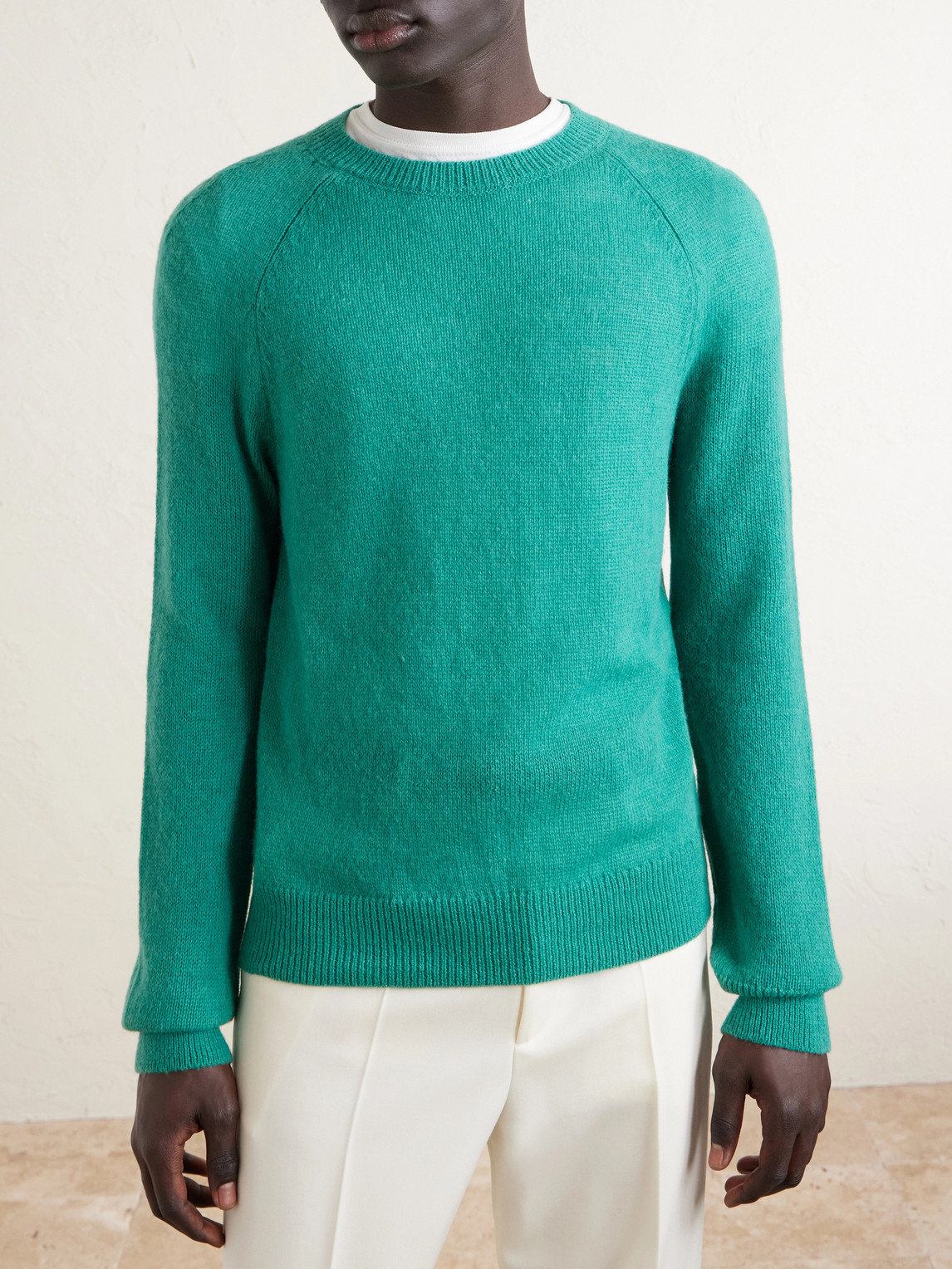  Dries Van Noten - Brushed Sweater - Men - Green - L 
