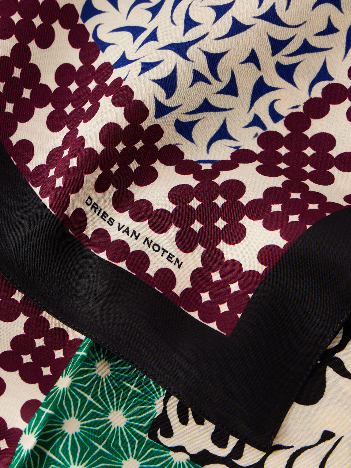  Dries Van Noten - Printed Satin Scarf - Men - Multi 