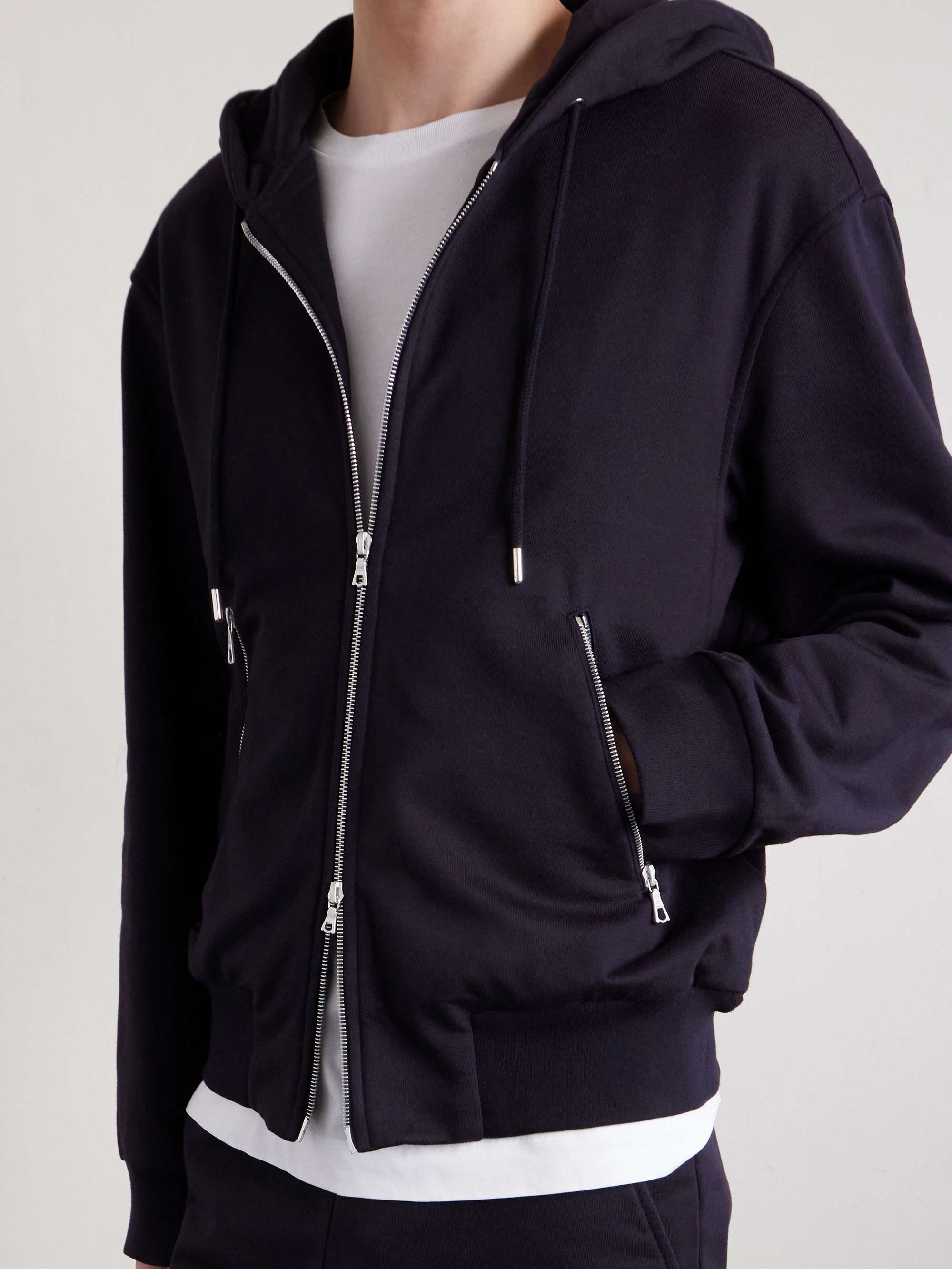 DRIES VAN NOTEN Cotton-Jersey Zip-Up Hoodie for Men | MR PORTER
