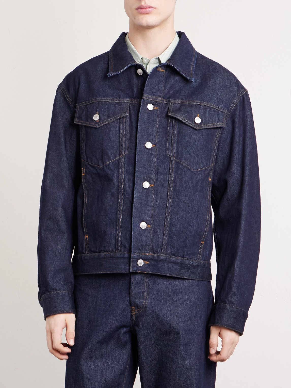  Dries Van Noten - Denim Trucker Jacket - Men - Blue - S 