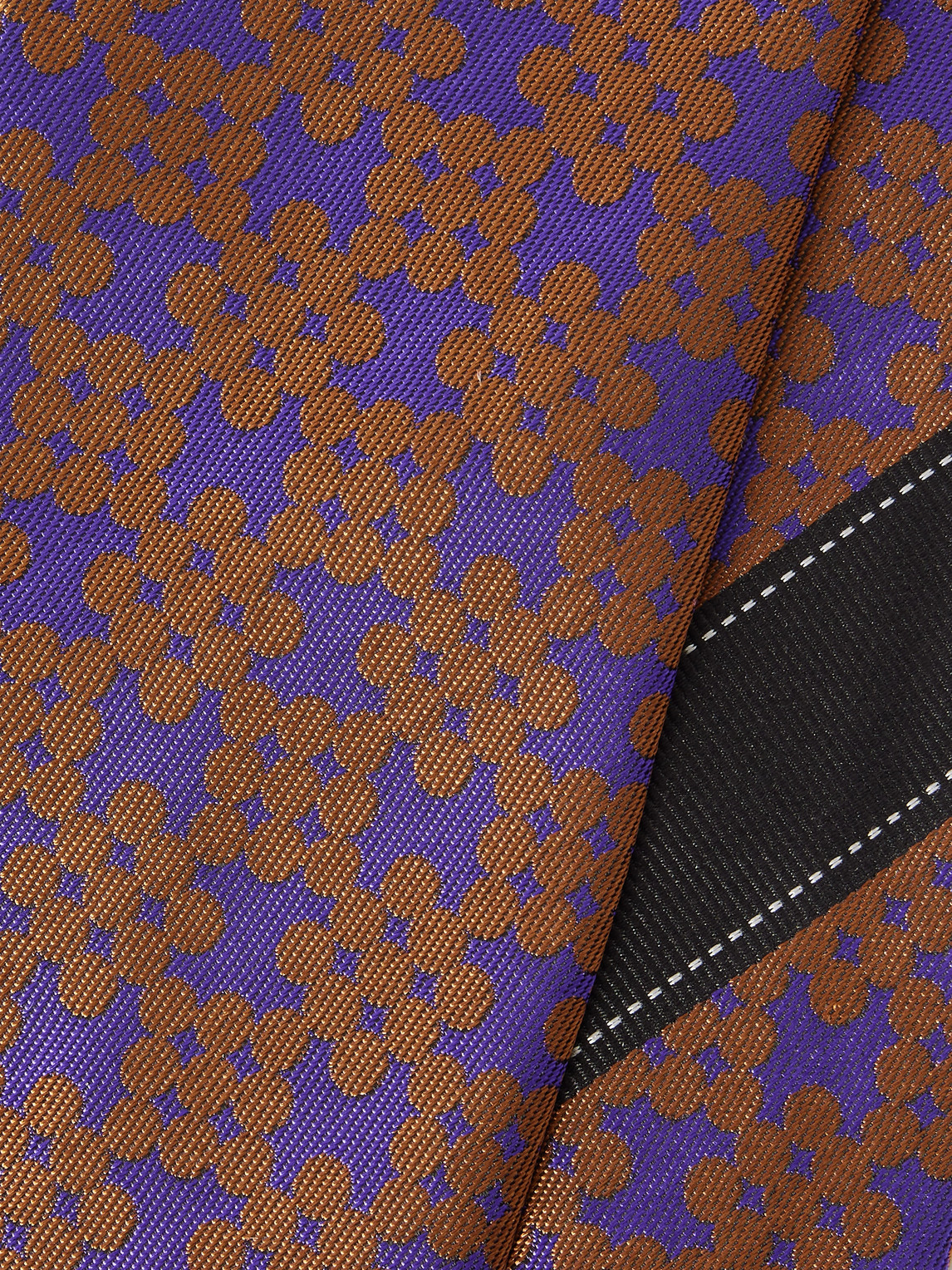  Dries Van Noten - 7.5cm Silk-jacquard Tie - Men - Purple 