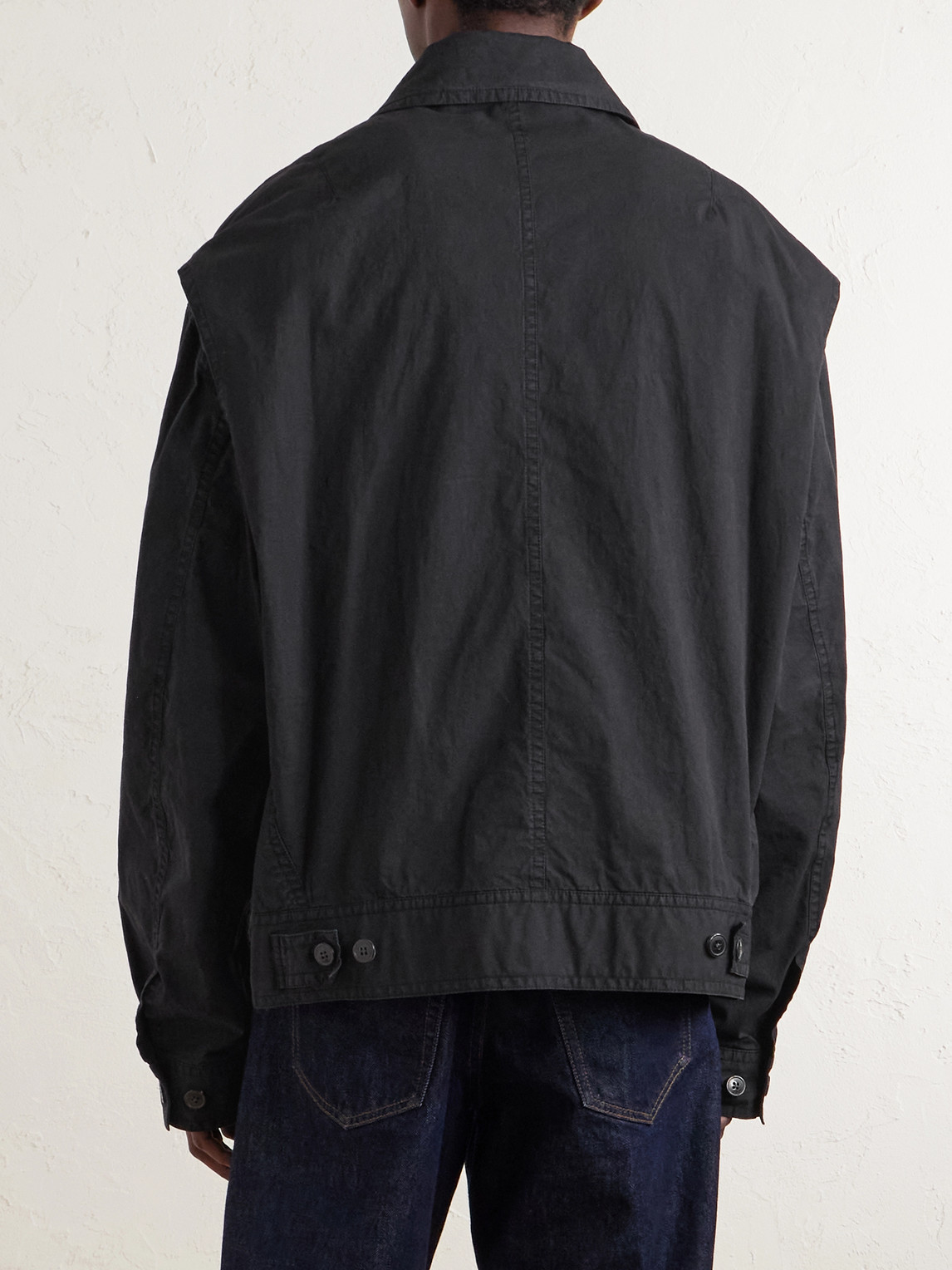  Dries Van Noten - Cotton-blend Blouson Jacket - Men - Black - S 