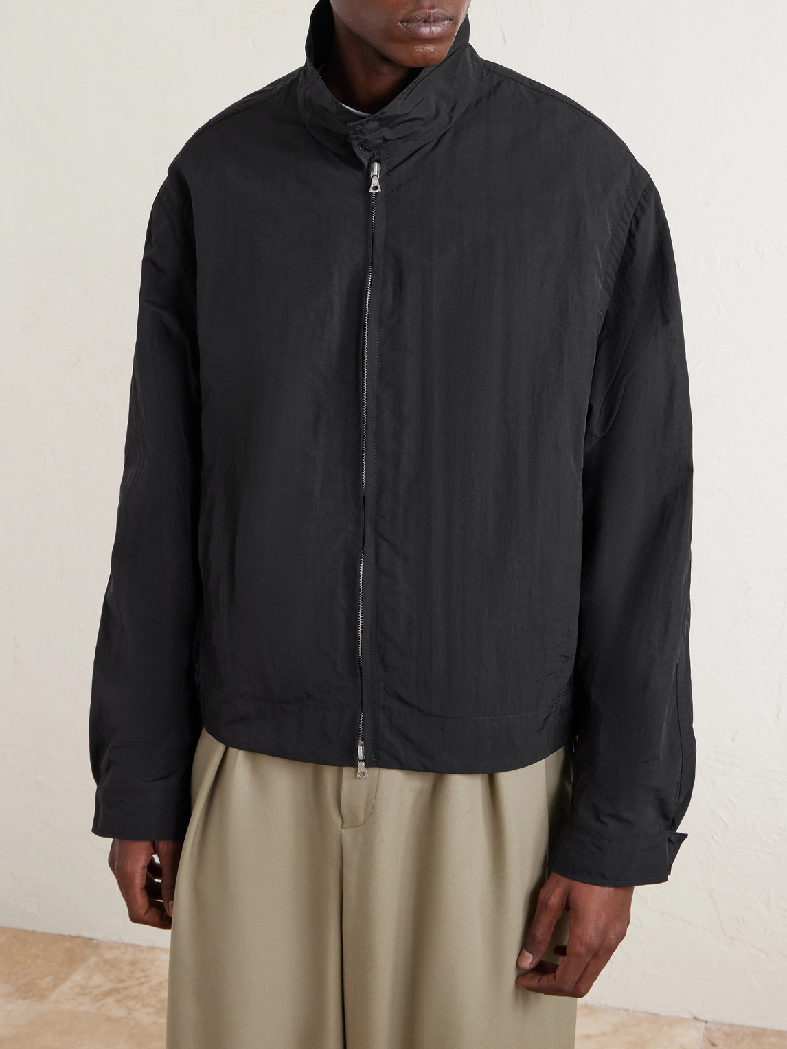  Dries Van Noten - Shell Blouson Jacket - Men - Black - M 