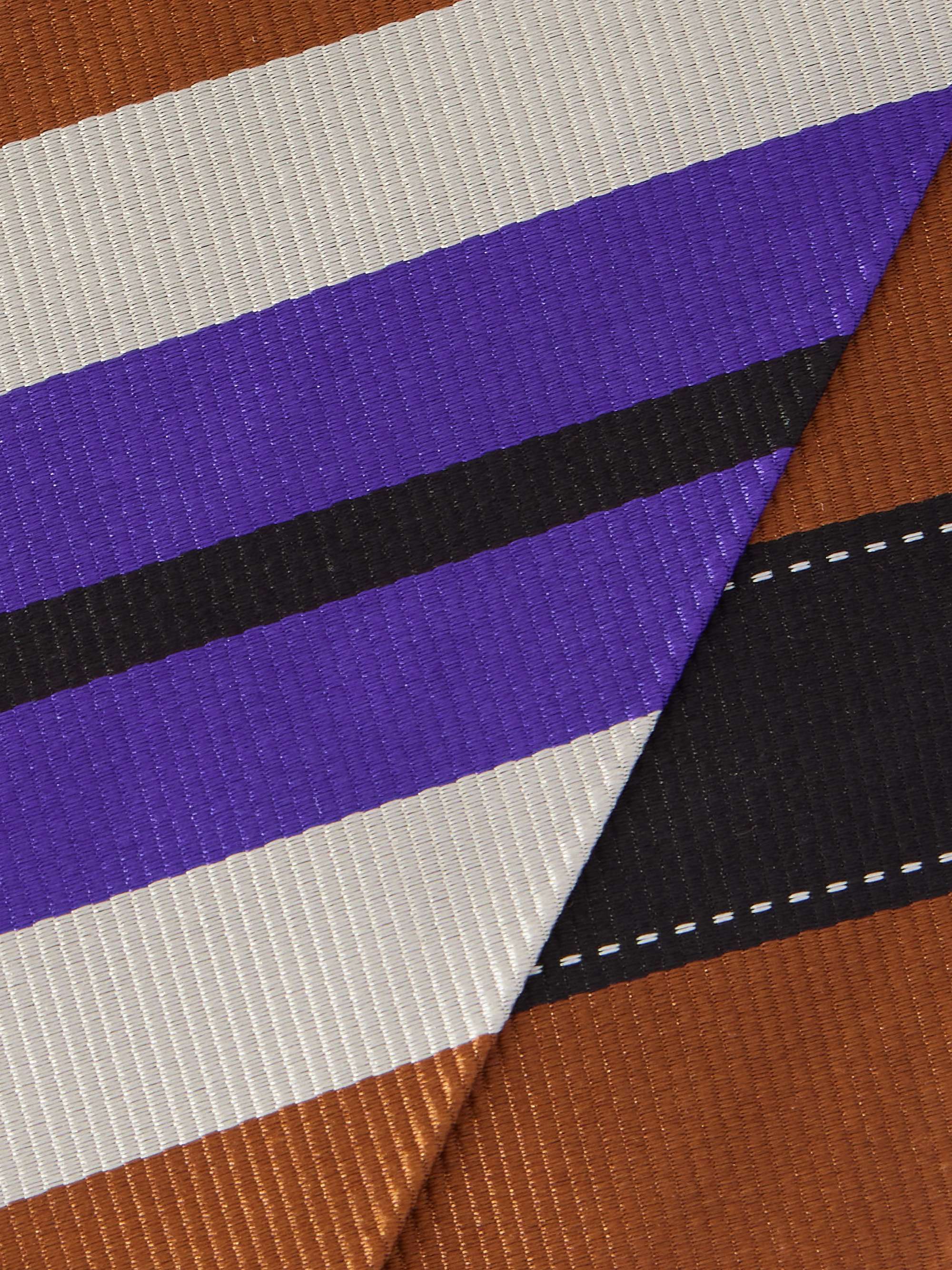 DRIES VAN NOTEN 7.5cm Striped Silk-Twill Tie for Men | MR PORTER