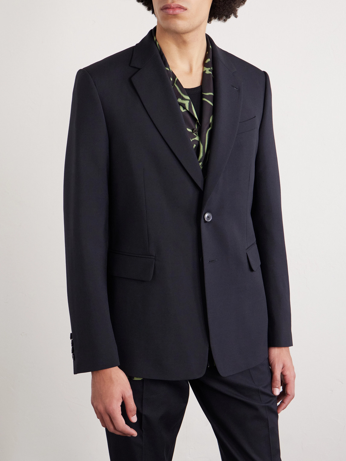  Dries Van Noten - Wool And Mohair-blend Blazer - Men - Black - It 44 