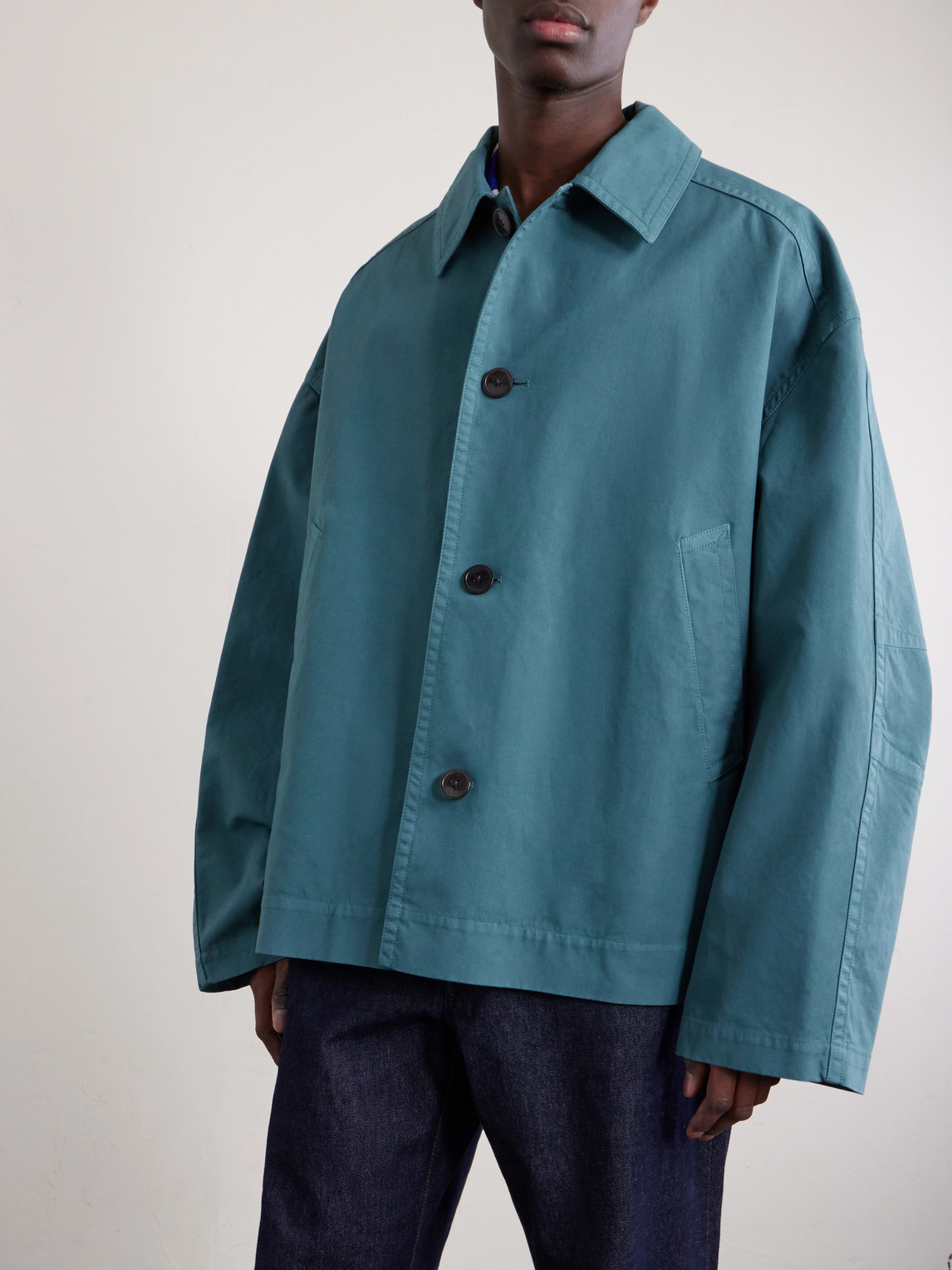  Dries Van Noten - Robinson Cotton-twill Coat - Men - Green - M 
