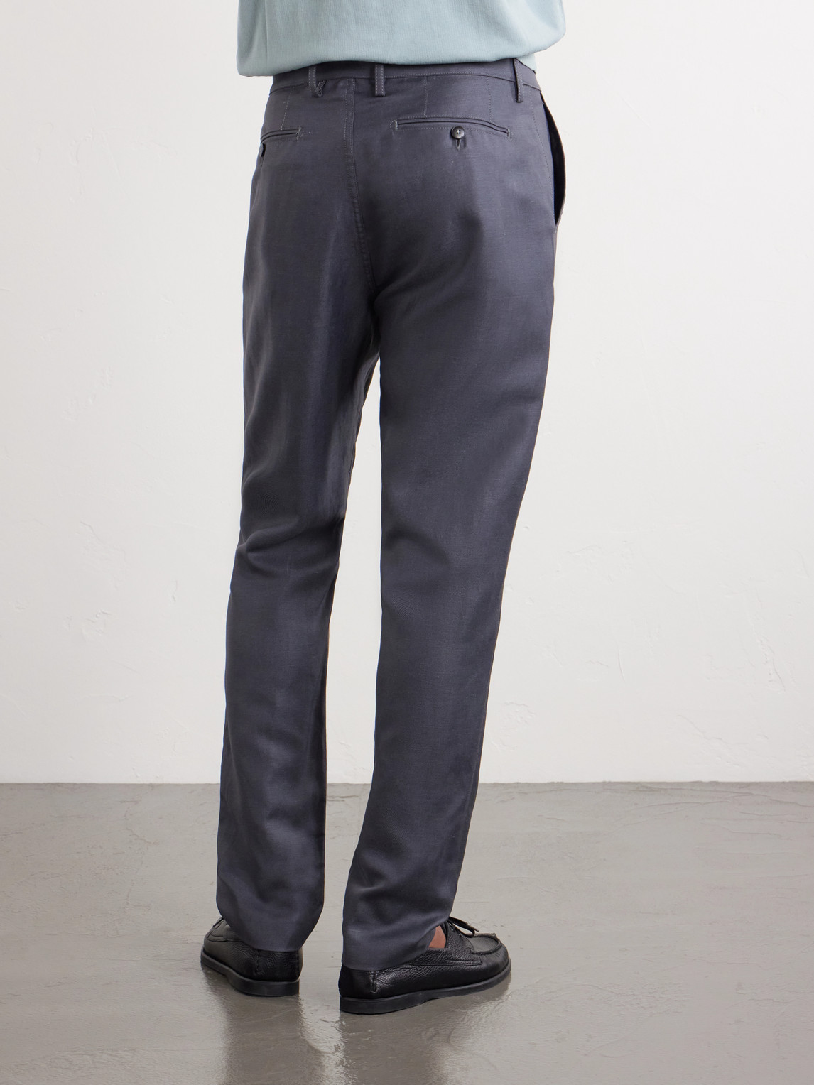 Straight-Leg Wool And Linen-Blend Twill Suit Trousers