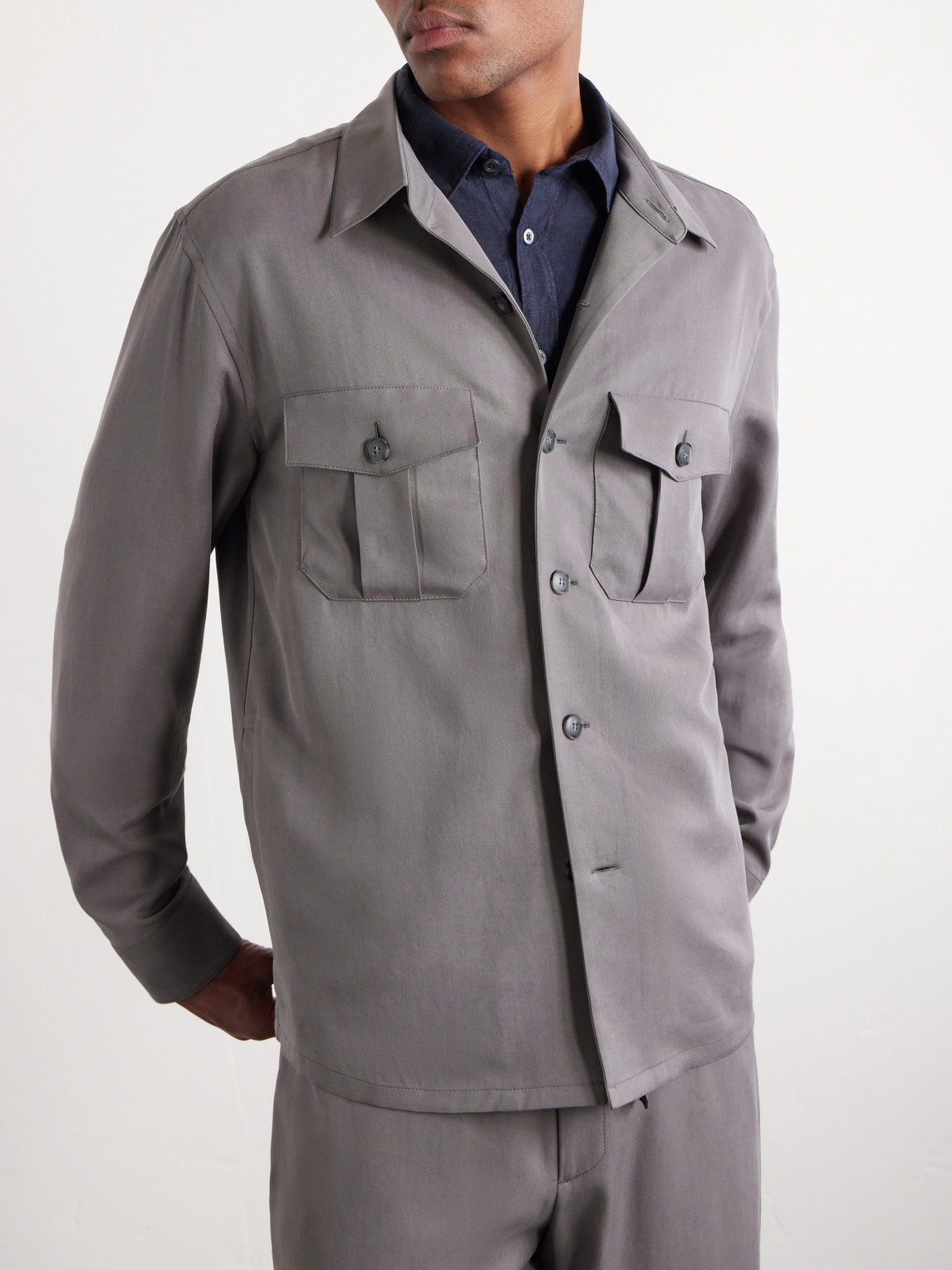 Lyocell Overshirt