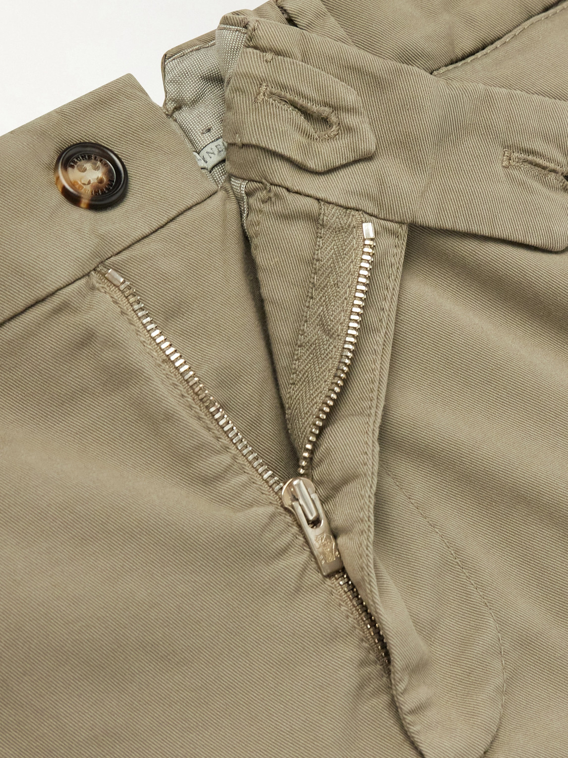 Straight-Leg Linen Suit Trousers